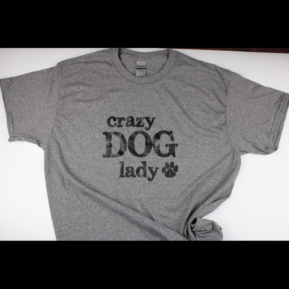 Crazy dog lady t-shirt